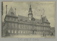 REIMS. 1. L'Hôtel de Ville avant l'incendie. The Town-Hall before the fire.Collection G. Dubois, Reims