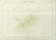 Brugny-Vaudancourt (51093). Section AB échelle 1/1000, plan remanié pour 01/01/1990, plan régulier de qualité P4 (papier armé)