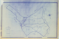 Fresne (Le) (51260). Tableau d'assemblage 1 échelle 1/10000, plan napoléonien sans date, plan non régulier (papier)