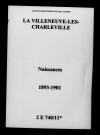 Villeneuve-lès-Charleville (La). Naissances 1893-1901