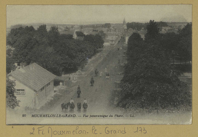 MOURMELON-LE-GRAND. 20-Vue panoramique du Phare.
L.L (75 - Parisimp. Lévy Fils et Cie).[vers 1916]