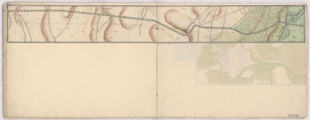 Carte itinéraire de la route de Paris en Allemagne traversant la Champagne, passant par Epernai, Chaalons, Vitry et St Dizier ,1776 : 13- Gravelines