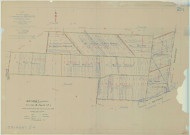 Brimont (51088). Section Z4 échelle 1/2500, plan mis à jour pour 1956, plan non régulier (papier).