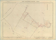 Saint-Jean-devant-Possesse (51489). Section ZK échelle 1/2000, plan remembré pour 1975 (extension sur Possesse section ZP et ZR), plan régulier (papier armé)