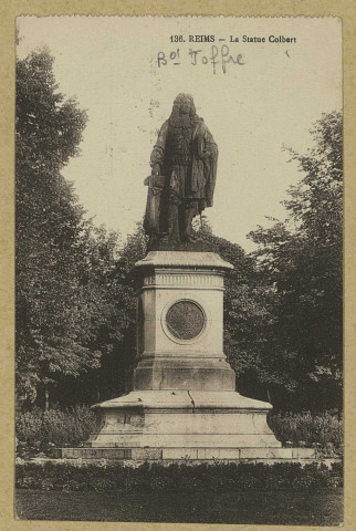 REIMS. 136. La statue Colbert.