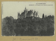 BOURSAULT. La Champagne-Boursault-Le Château, vu de la ligne de chemin de fer.
EpernayÉdition Lib. J. Bracquemart.Sans date