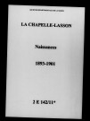 Chapelle-Lasson (La). Naissances 1893-1901