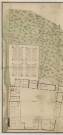 Plan du rez de chaussé des batiments et dépendances du prieuré de Chaudefontaine, 1791.