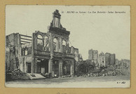 REIMS. 42. Reims en ruines. la rue Buirette : salon Bernardin / B.F.
(75 - ParisCatala frères).1914-1918
