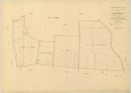 Larzicourt (51316). Section Y3 échelle 1/2000, plan remembré pour 1955, plan régulier (papier)