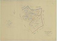 Champlat-et-Boujacourt (51120). Section A3 échelle 1/2500, plan mis à jour pour 1954, plan non régulier (papier).