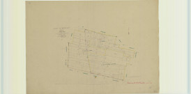Aulnay-sur-Marne (51023). Section B2 échelle 1/2000, plan révisé pour 1950 (ancienne feuille B9), plan non régulier (papier)