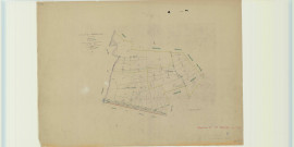 Aulnay-sur-Marne (51023). Section A1 1 échelle 1/2000, plan révisé pour 1950 (ancienne feuille A4), plan non régulier (papier)