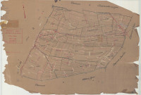 Dommartin-Varimont (51214). Section D échelle 1/2500, plan révisé pour 1934, plan non régulier (calque)