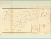 Nuisement-sur-Coole (51409). Tableau d'assemblage échelle 1/5000, plan remembré pour 1957, plan régulier (papier)