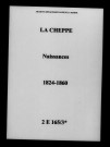Cheppe (La). Naissances 1824-1860
