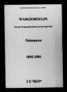 Wargemoulin. Naissances 1892-1901