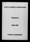 Saint-Lumier-la-Populeuse. Naissances 1864-1902