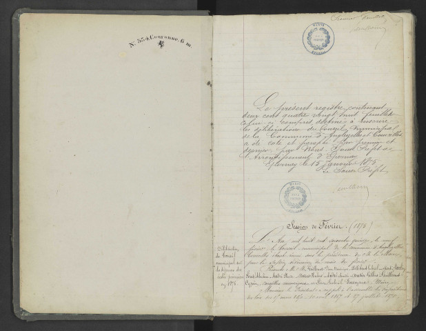 Délibérations municipales.