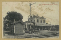 SERMAIZE-LES-BAINS. -2109. La gare.
(02 - Château-ThierryA. Rep. et Filliette).Sans date