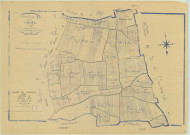 Villers-en-Argonne (51632). Section B2 échelle 1/2500, plan mis à jour pour 1960, plan non régulier (papier)