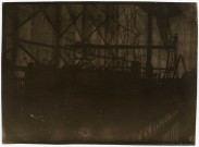 Zodiac sous son hangar, août 1909