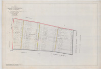 Auménancourt (51025). Section Y échelle 1/2500, plan remembré pour 1921, ancienne commune de Auménancourt-le-Grand, plan non régulier (papier).