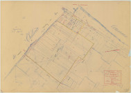 Fagnières (51242). Section D4 échelle 1/1250, plan mis à jour pour 1938, plan non régulier (papier)