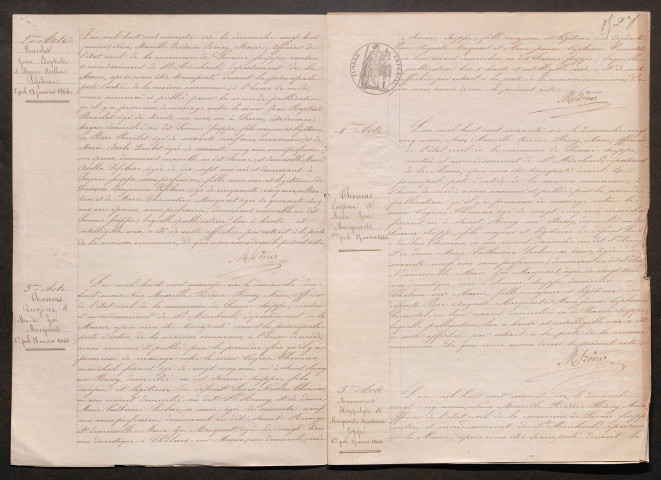 Somme-Suippe. Publications de mariage 1866-1927