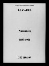 Caure (La). Naissances 1893-1901