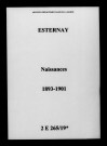 Esternay. Naissances 1893-1901