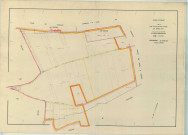 Poilly (51437). Section ZA échelle 1/2000, plan remembré pour 1968, plan régulier (papier armé).