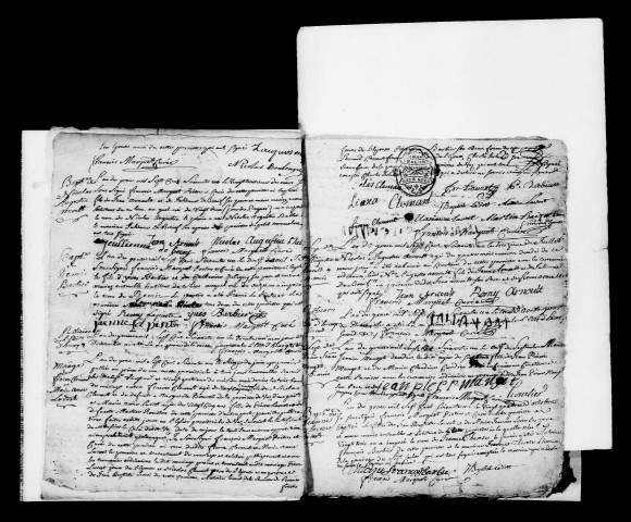 Thuisy. Baptêmes, mariages, sépultures 1761