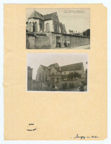 Cartes postales et photographies. Communes de Sarry à Suippes.