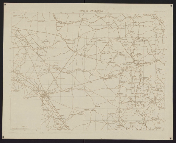 Ripont (partie de carte).
Service géographique de l'armée].1917