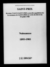 Saint-Prix. Talus-Saint-Prix. Naissances 1893-1901