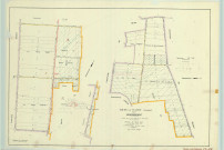 Tours-sur-Marne (51576). Section ZX échelle 1/2000, plan remembré pour 1962, contient une extension sur Tours-sur-Marne ZW, plan régulier (papier).