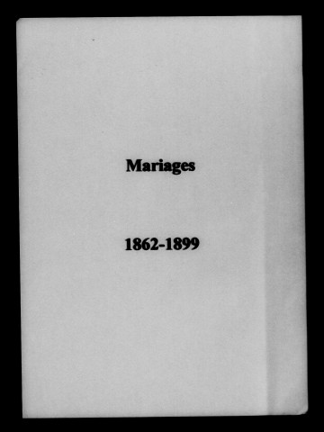 Coolus. Mariages, décès 1861-1899