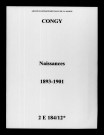 Congy. Naissances 1893-1901