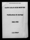 Saint-Jean-sur-Moivre. Publications de mariage 1862-1901