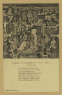 REIMS. 9. La Cathédrale - Trésor - Tapisserie - L'Annonciation Le vil serpent faulsement argua Nostre mère Ève et enfinle deceupt. L'ange divin Marie salua Se humiliant le fils de Dieu conceupt Et Gédéon, noble juge, receupt Signe céleste au mondain territoire Par la pluie ou la rosée qui cheut Sur la toison en signe de victoire.
ReimsF. Rothier, phot-édit. (51 - Reimsphototypie J. Bienaimé).Sans date