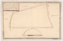 Plan figuratif d'une vente pour le layage pour monsieur le Comte, appelé la vente de la « Reuillée », 1755.
