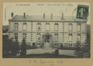 ÉPERNAY. La Champagne-Hôpital-hospice Auban-Moët. Pavillon militaire.
EpernayÉdition Lib. J. Bracquemart.[vers 1913]