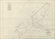 Brandonvillers (51080). Section ZA échelle 1/2000, plan remembré pour 1969, plan régulier (papier armé)