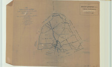 Bouchy-Saint-Genest (51071). Tableau d'assemblage 2 échelle 1/10000, plan mis à jour pour 01/01/1932, non régulier (calque)