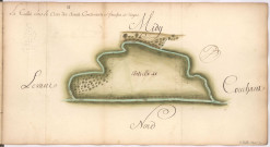 Cayet des plans et figures des prés de l'hotel Dieu de Sainte Manéhould, 1761. Plan n° 31 : la Cullée sous le bois des Acrute