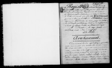 Reims. Tables décennales. Naissances, mariages et divorces an XI-1812
