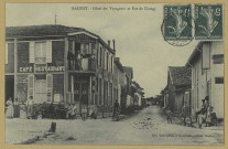 BASSUET. Hôtel des voyageurs et rue de Changy / Humber, photographe.
Édition Mauvignant et Grandjean.[vers 1910]