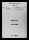 Lucy. Naissances 1893-1901
