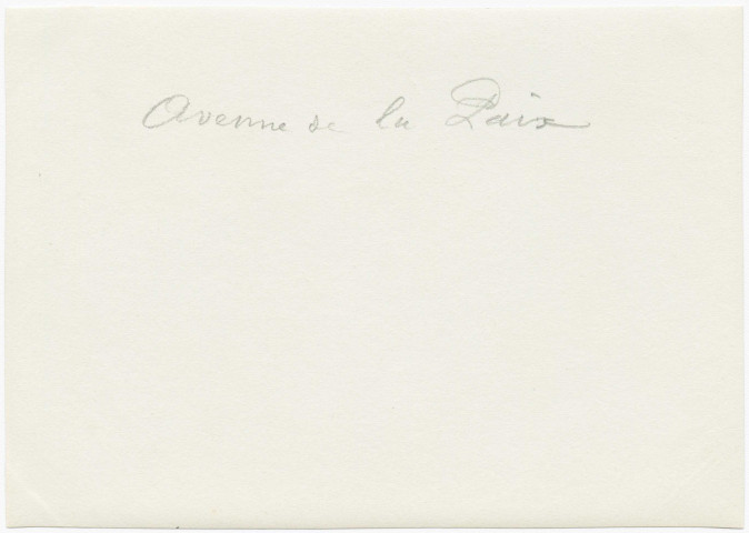 Visite du tsar à Reims, avenue de la Paix